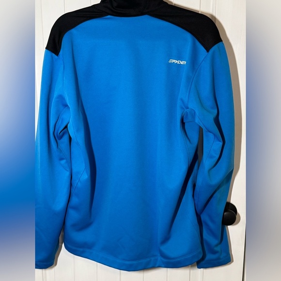 Men’s Spyder Shell Hooded Zip Up Jacket - Picture 2 of 5